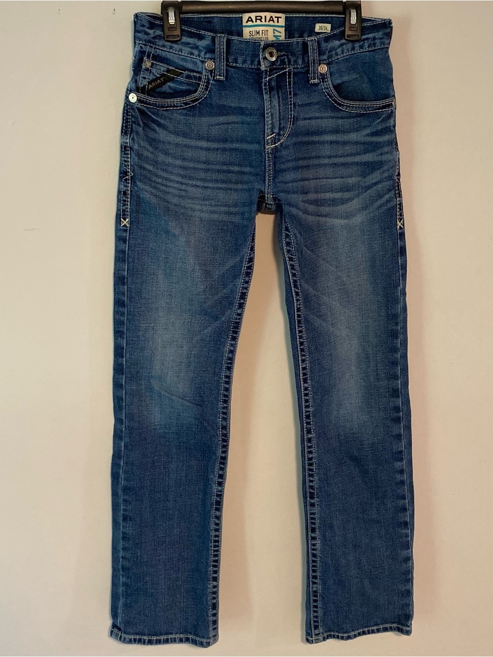 ARIAT M7 Slim Fit Straight Leg Jeans 30x34